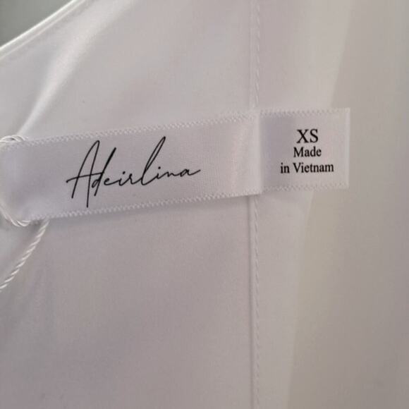 NWT | Adeirlina Me & You Mini Dress White Size XS ~ CLEAN - Picture 6 of 7